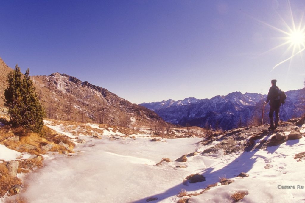 Nei pressi del ristoro del Lago Muffè. Foto Cesare Re