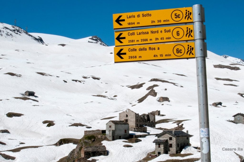 Nella conca di Dondena. Foto Cesare Re