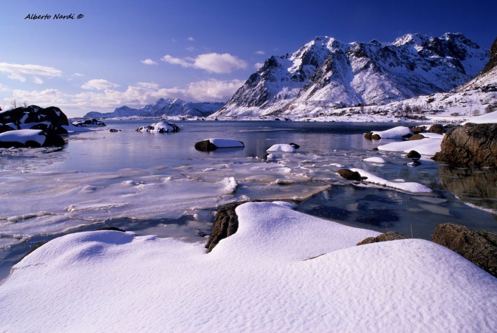 Quando il ghiaccio inizia a sciogliersi. Foto Alberto Nardi