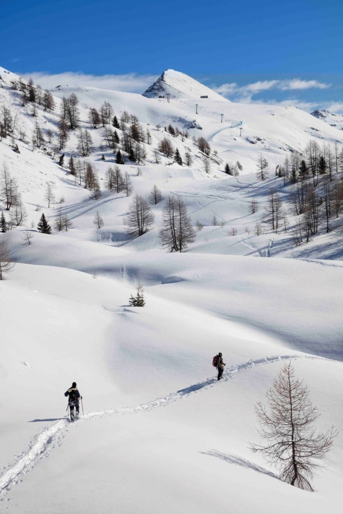 Si cammina senza difficoltà in spazi molto aperti