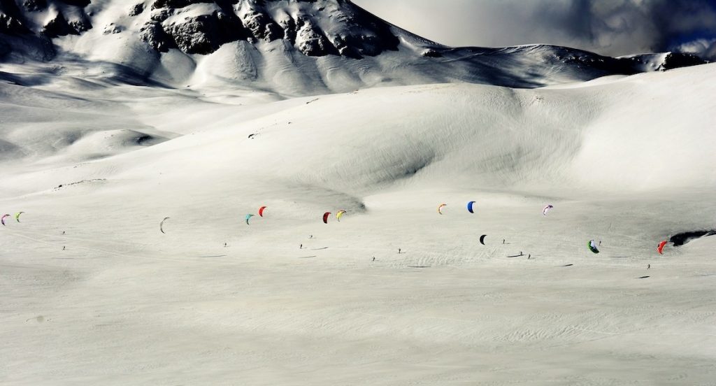 Snowkite a Roccaraso @Niccolò Desimone