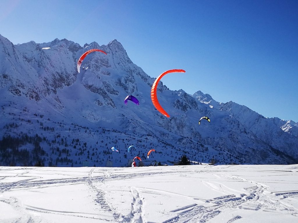 Snowkite al Passo del Tonale @Nicola Adriano