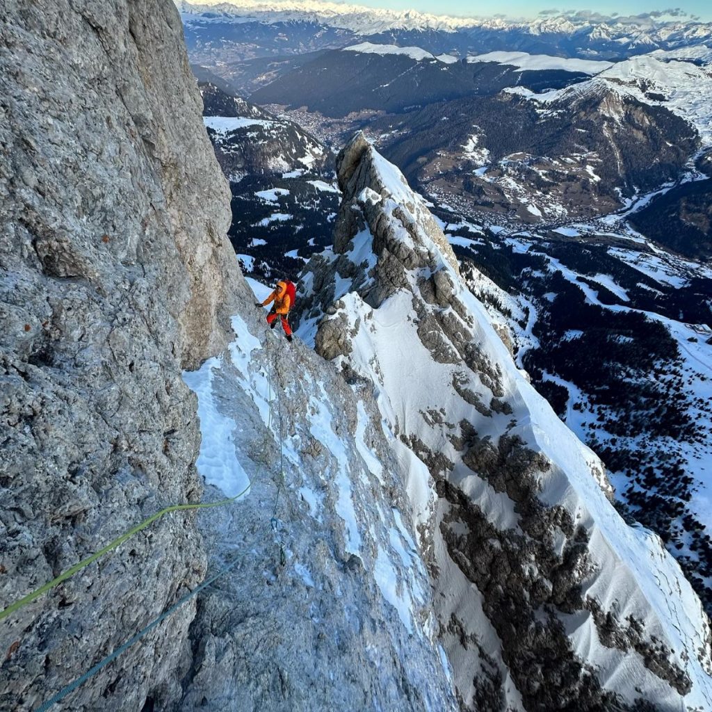 Su Aura, parete Nord-Est del Sassolungo @ Simon Gietl