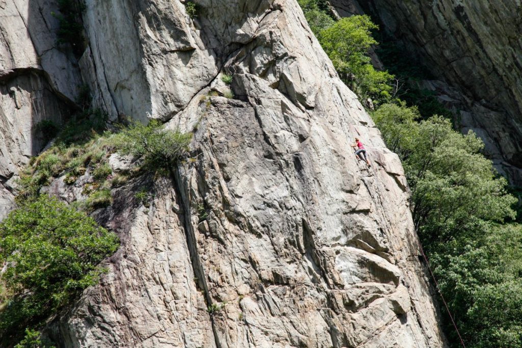 Sul Paretone. Foto Enrico Romanzi