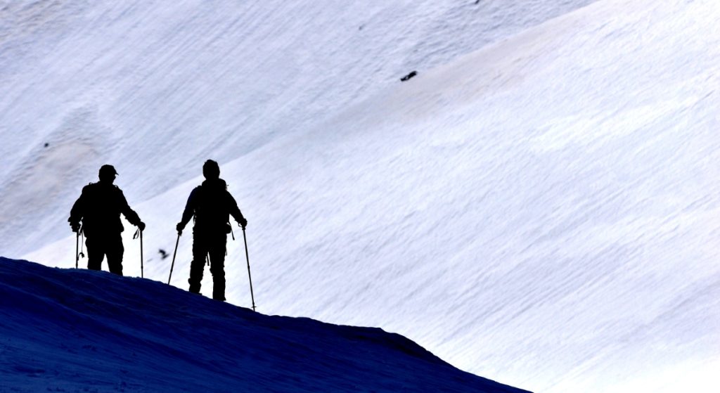 Tra la Maielletta e il Blockhaus, foto Stefano Ardito
