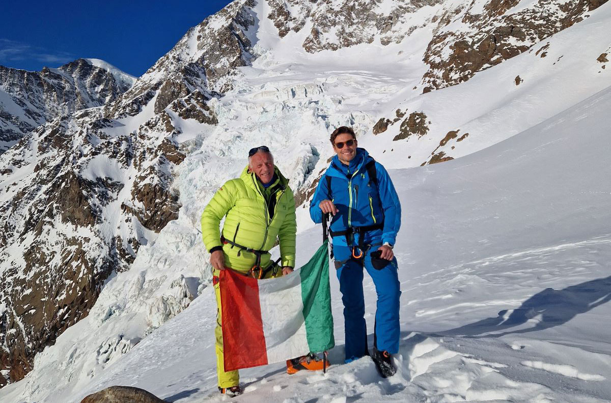 Massimilano Ossini e Lino Zani ad Alagna