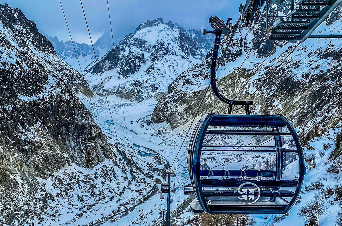 Il nuovo impianto. Foto FB Chamonix Ski Guide