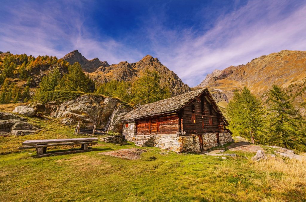 Edificio Walser sulla Via Regia in Valle Vogna. Foto Visitpiemonte.com