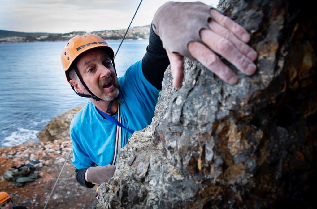 Paul Pritchard dopo il ritorno all'arrampicata