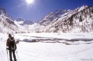 La zona di arrivo dell'escursione in Val Ventina. Foto Cesare Re