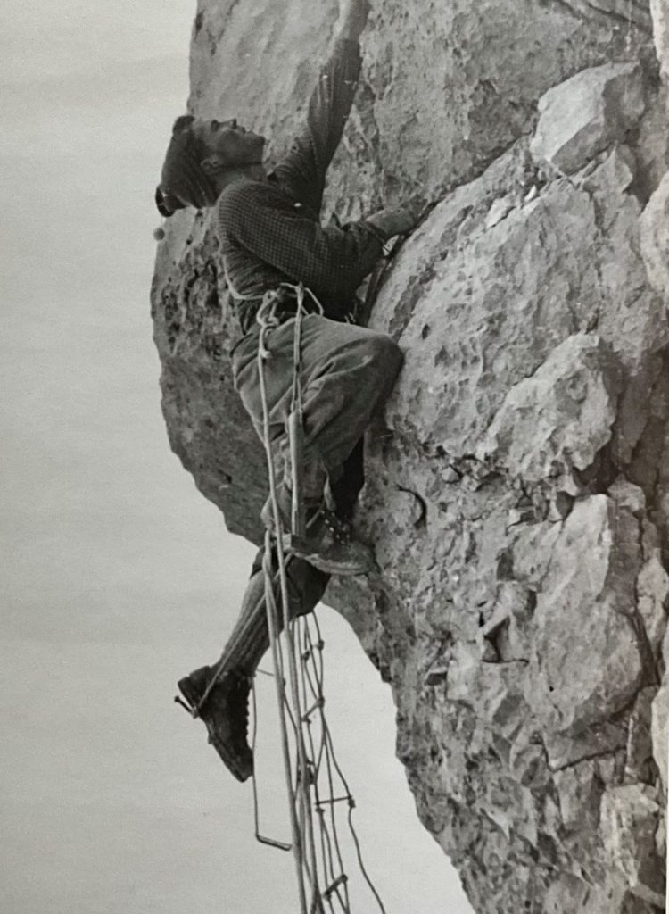 Beniamino Franceschi, detto Mescolin, negli anni 