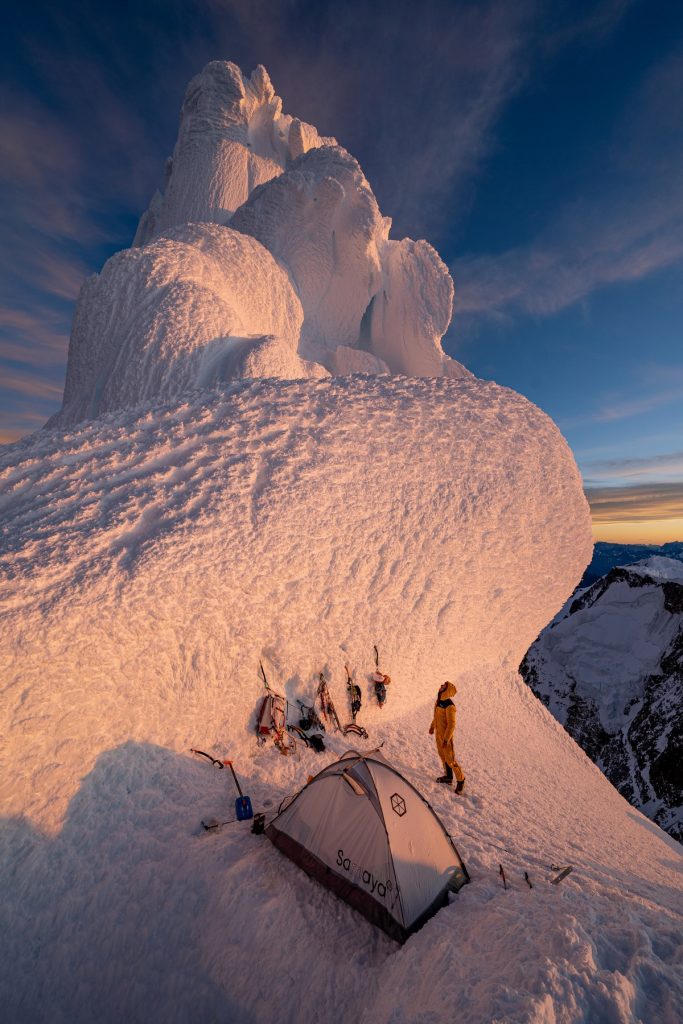 Gheza sul Cerro Torre