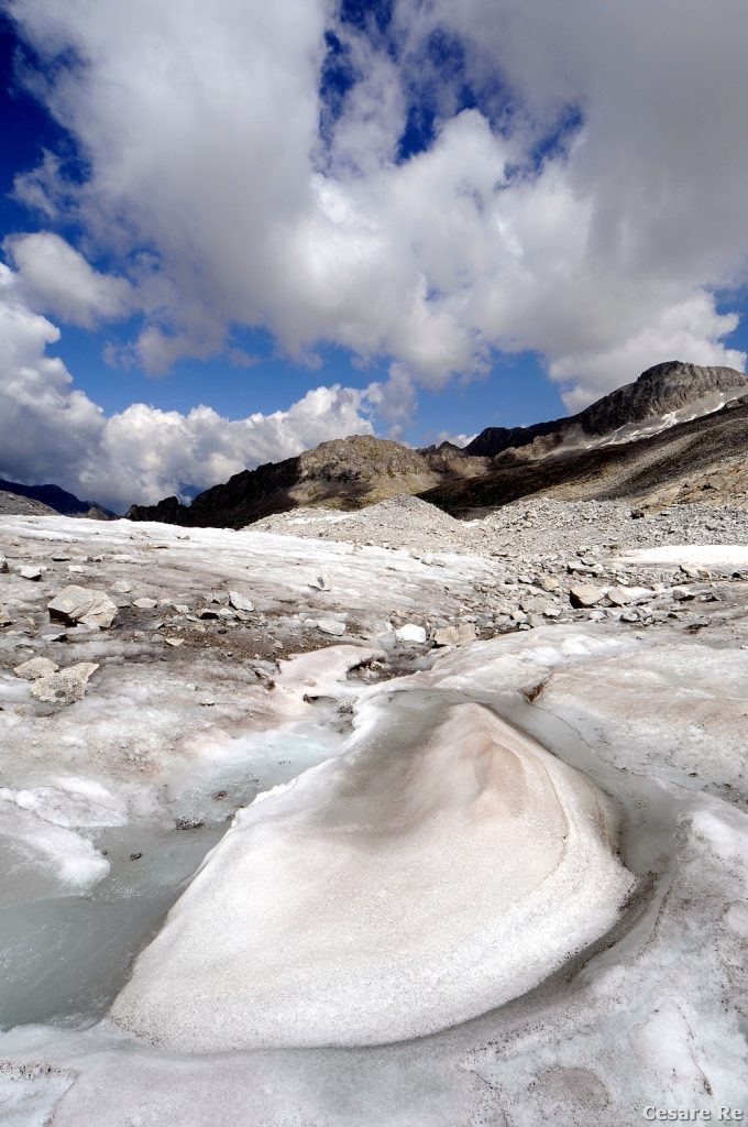 La Vedretta del Venerocolo, nel gruppo dell’Adamello. 