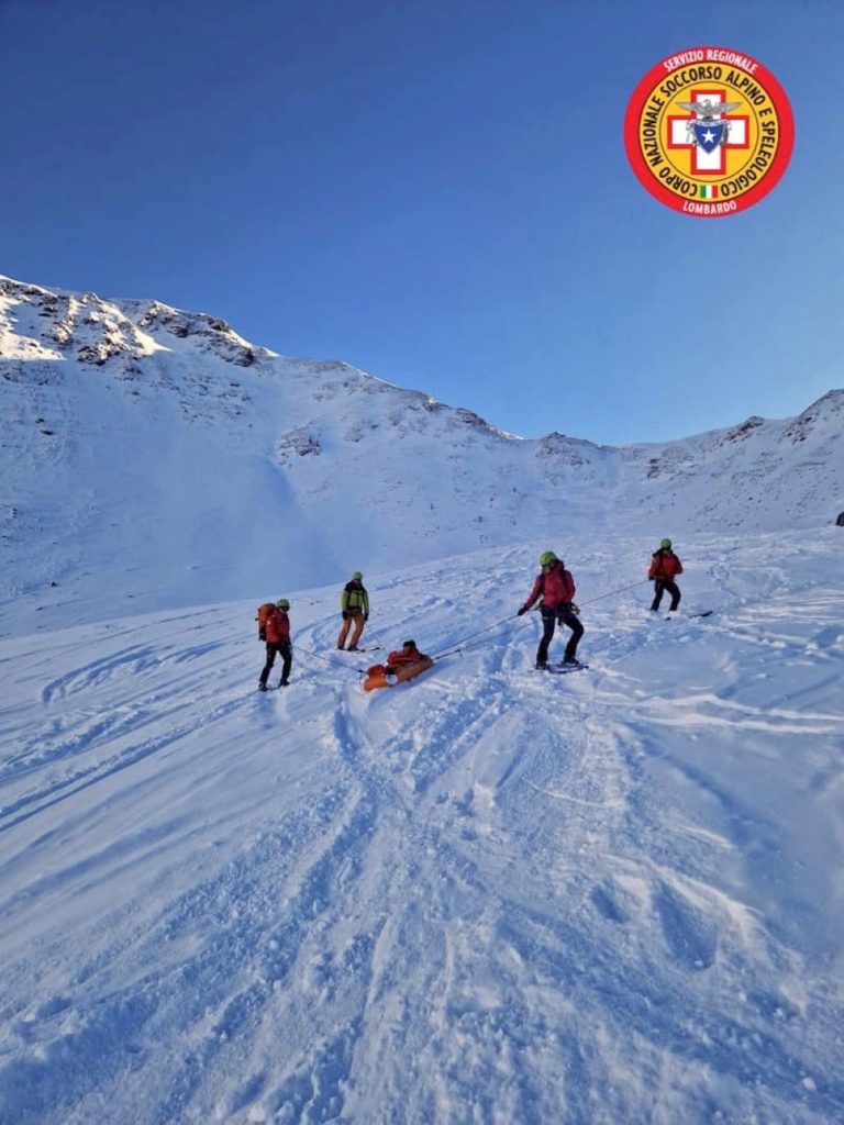I soccorritori del CNSAS Lombardia in una immagine d