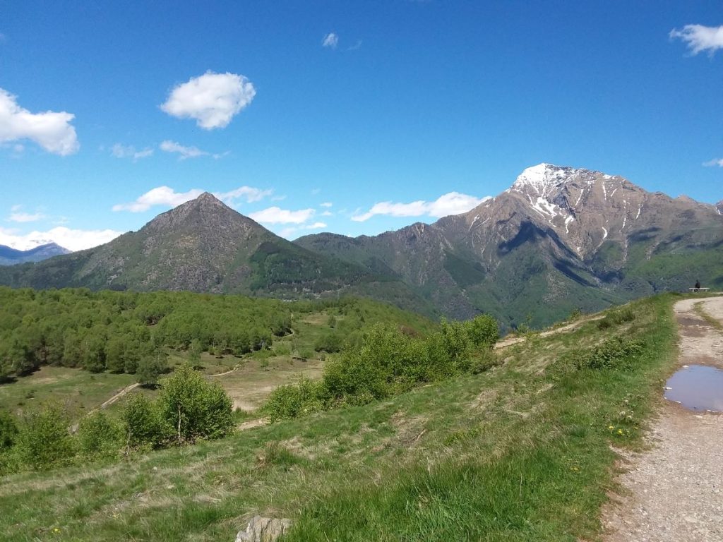 Il Monte Legnone e il Legnoncino. Foto Wilma Milani