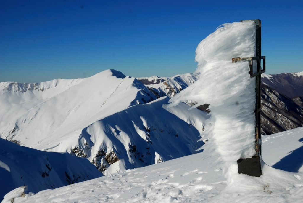 Il Monte del Passeggio dalla vetta del Pizzo Deta. Foto Stefano Ardito