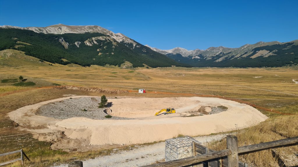 Il buco del Piano di Pezza, agosto 2023, foto SA