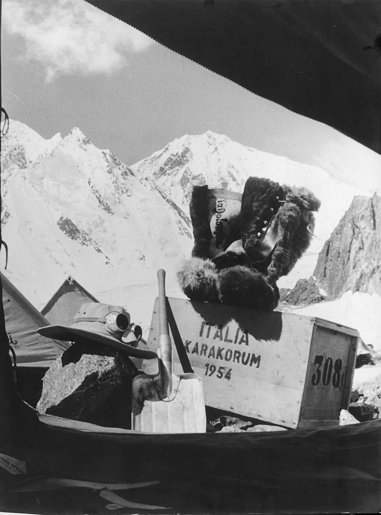 Il campo-base della spedizione del 1954