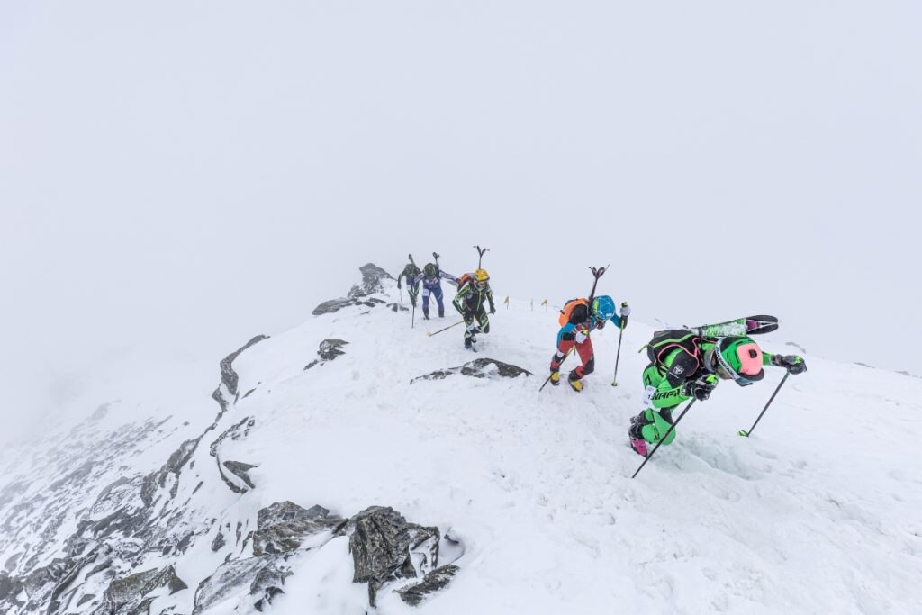 Il meteo non è sempre amico dei concorrenti. Ph Pierre Lucianaz