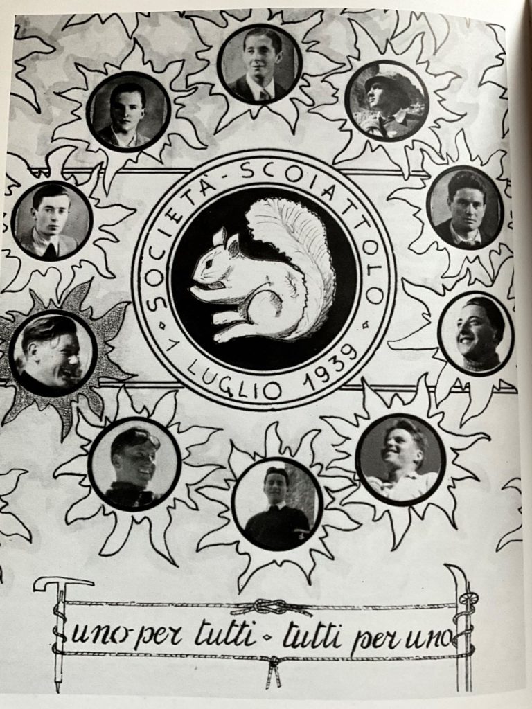 Il primo stemma degli Scoiattoli