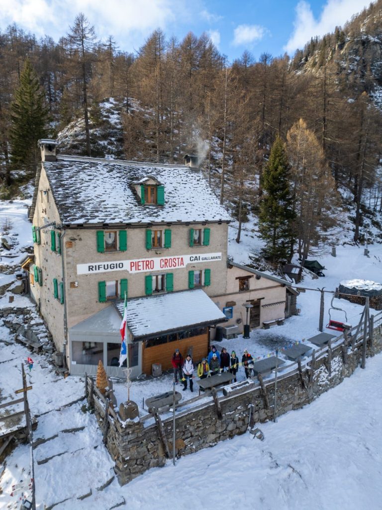 Il rifugio Crosta è aperto anche d