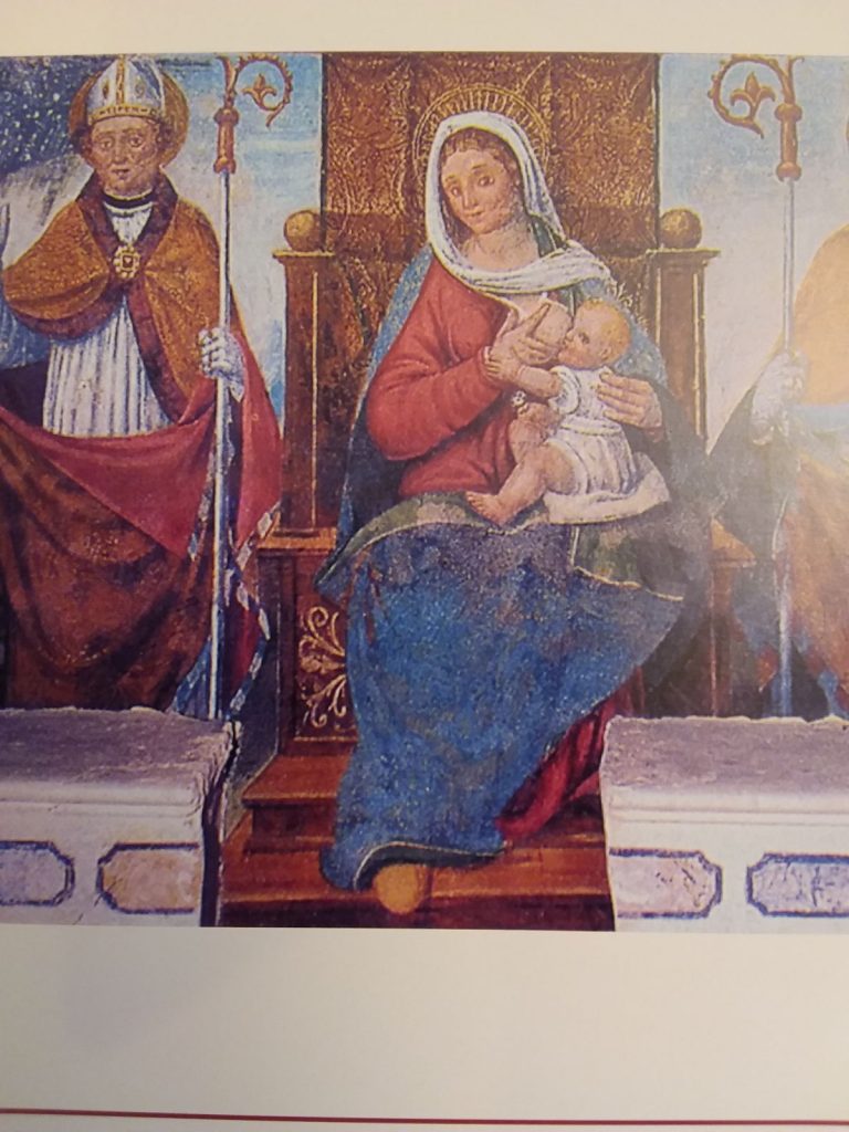 La Madonna del Latte nella chiesetta di San Grato