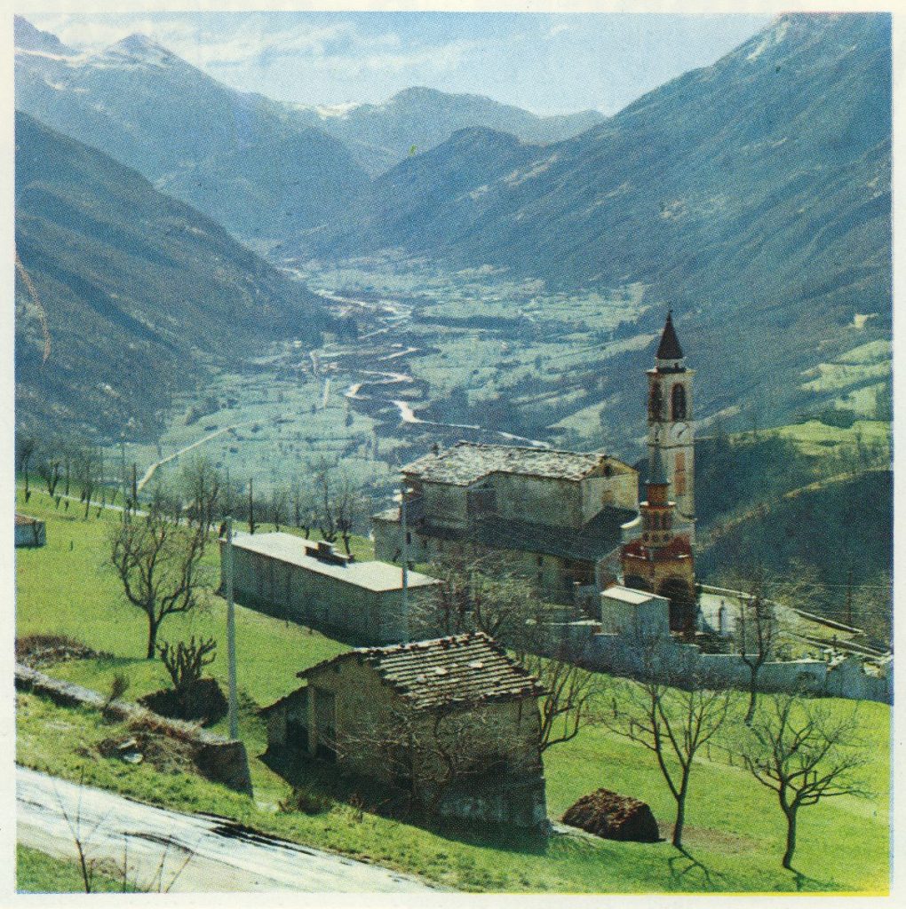 La Valsassina vista da Vendrogno. Foto Wilma Milani