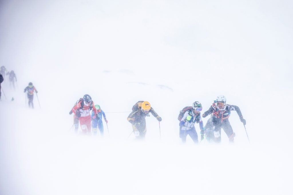 La bufera della seconda tappa. Foto Stefano Jeantet