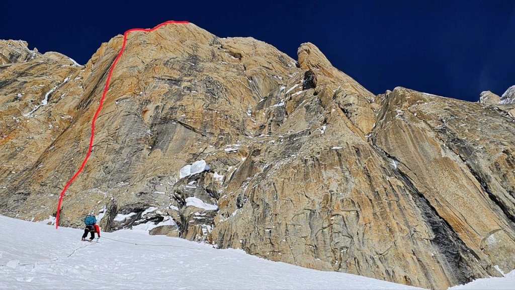 La linea di Cold Wars. FB Marcin Tomaszewski climber