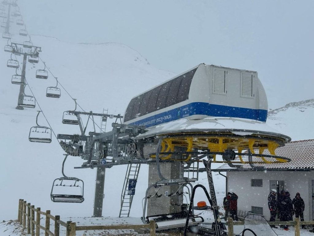 La nuova seggiovia di Ovindoli