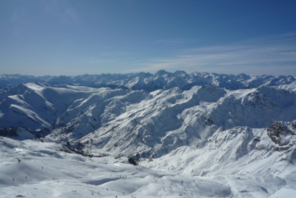 La valle Grana e le Alpi Marittime. Foto Lorenzo Volpe