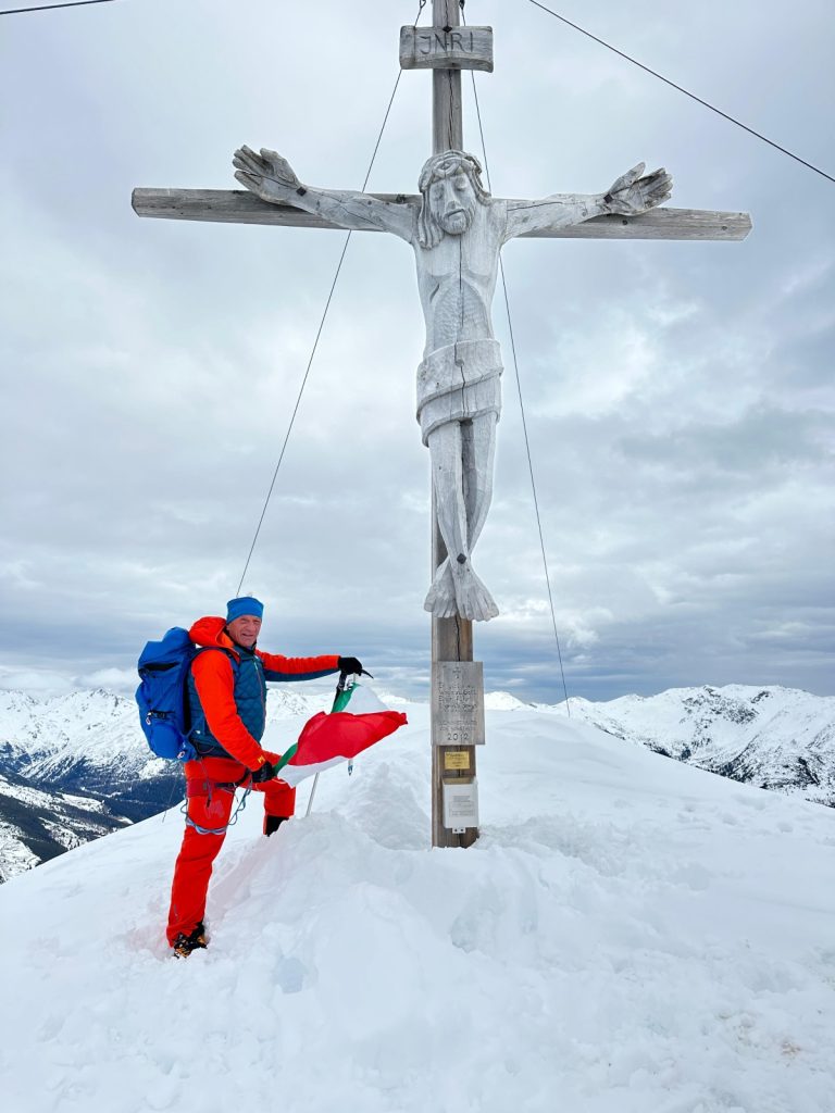 Lino Zani durante le riprese della puntata