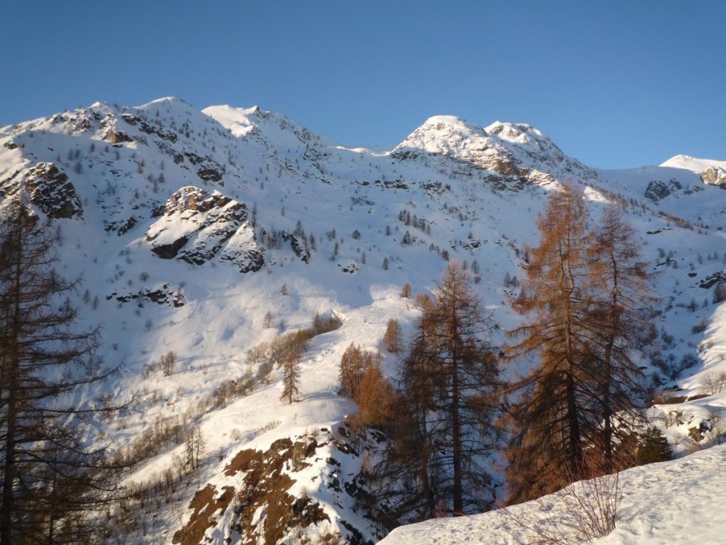 Monte Viridìo e Vallone Inciastar. Foto Lorenzo Volpe