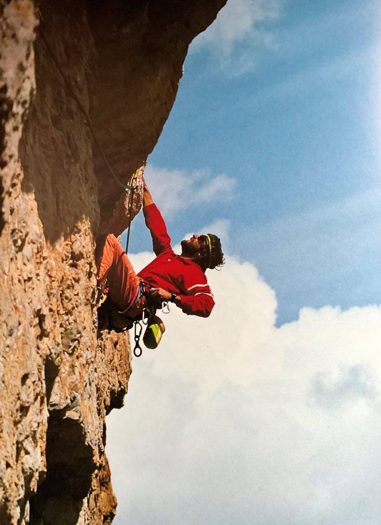 Paolo Bellodis su Via col vento alle Cinque Torri