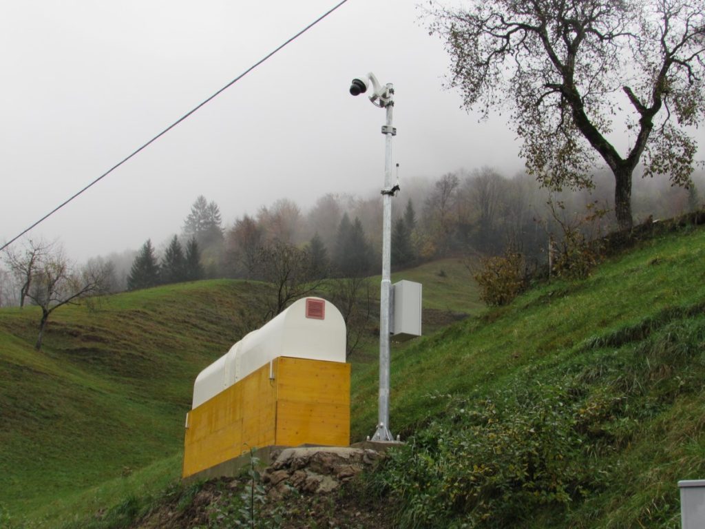 Postazione radar e webcam a Valborgo @Arpa Lombardia