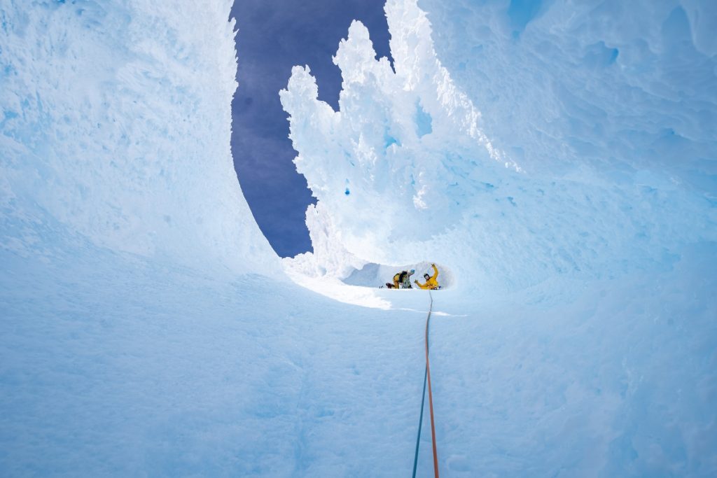 Quasi in vetta al Cerro Torre