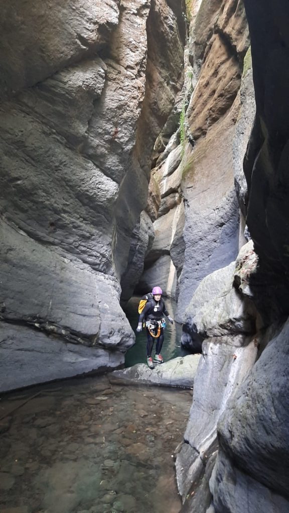Renata Rossi durante un