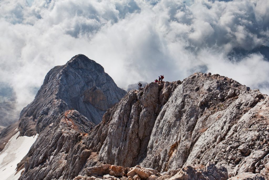 Sulla cresta del Triglav, foto Stefano Ardito