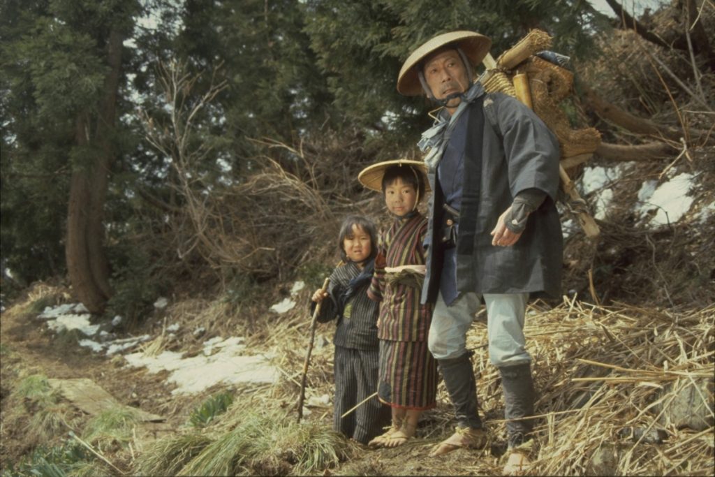 Una scena di La ballata di Narayama