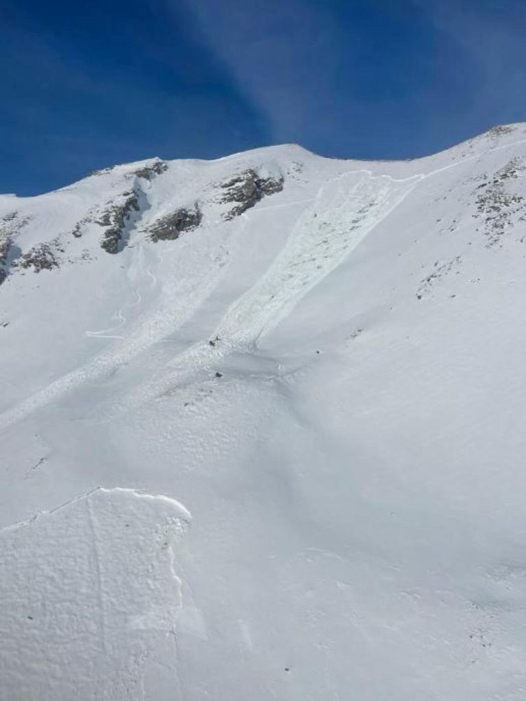 Valanghe primaverili. Foto ANSA