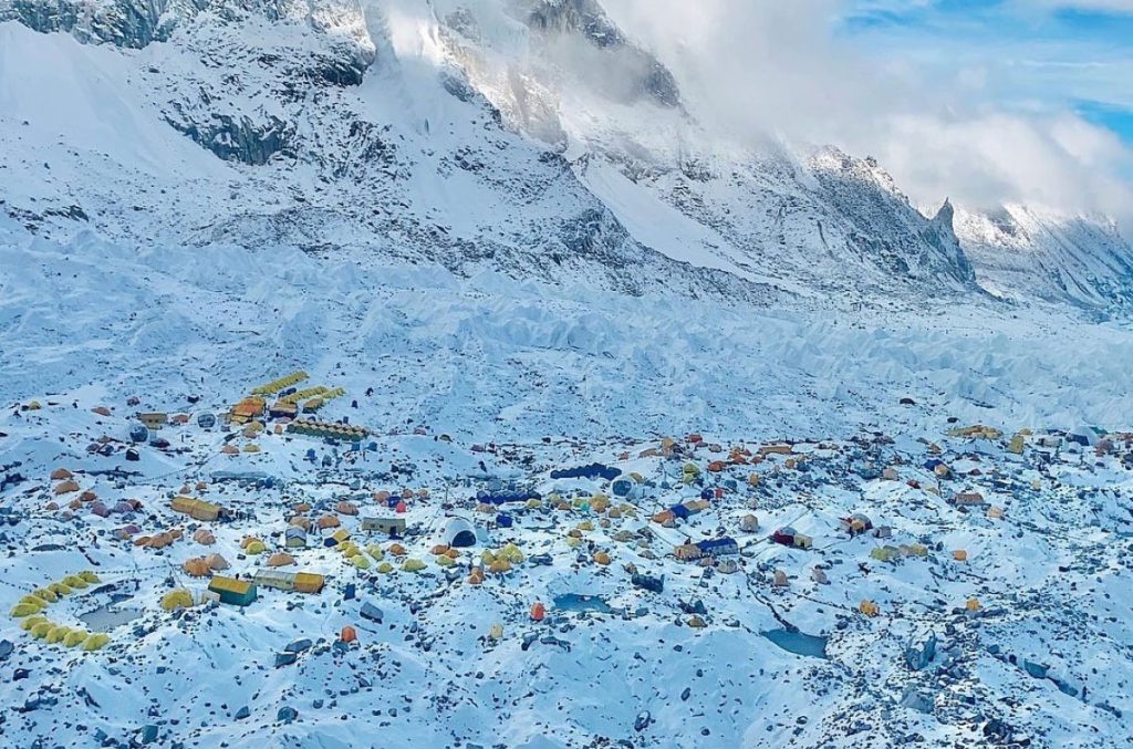 Il Campo base dell'Everest. Foto Seven Summit Treks