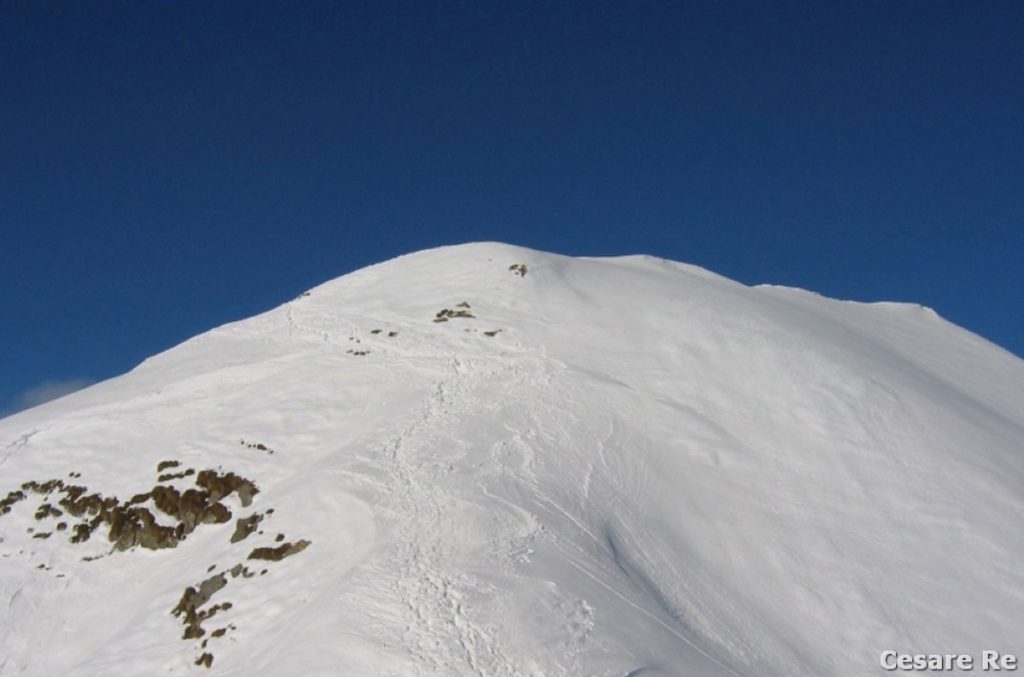 La cima del Monte Ziccher. Foto Cesare Re