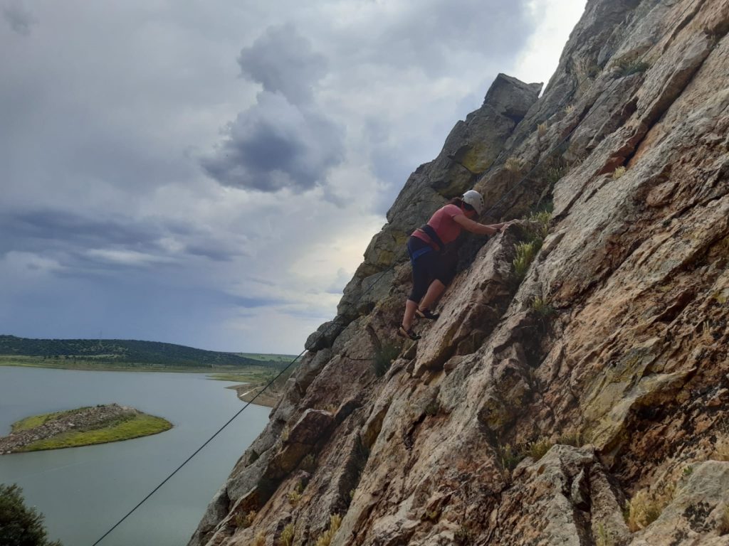 Ad Alange si arrampica principalmente su quarzite e granito