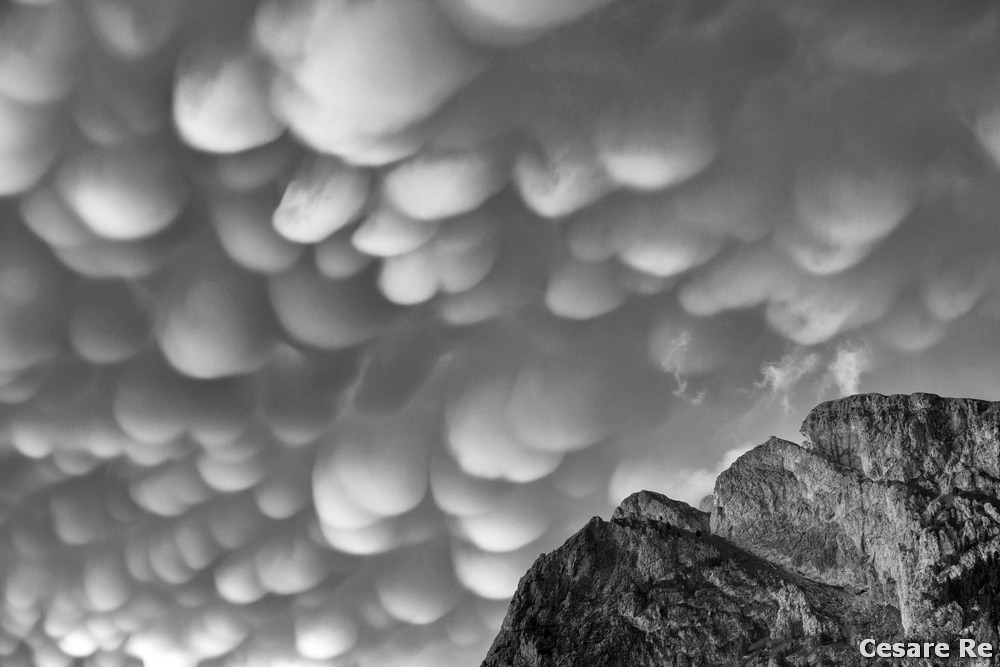 A volte sono le nubi a suggerire la composizione. Il cielo, sopra la Stevia, è il vero soggetto di questo scatto. Una situazione molto particolare, dopo un temporale estivo molto intenso e fugace. Nikon D810; Nikkor 70-200 4 afg, focale 100; 1/160 sec; f 8; ISO 400.