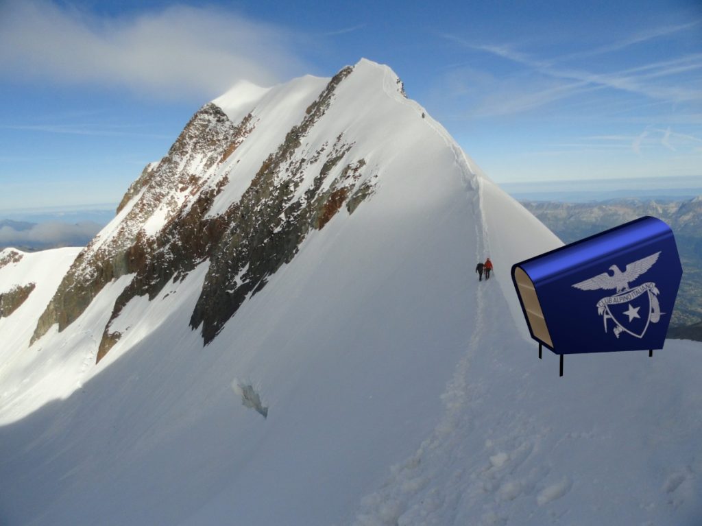 Così saranno i nuovi bivacchi (rendering)