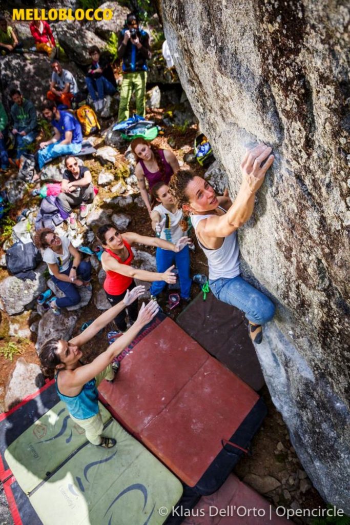 Da una passata edizione di Melloblocco. Foto Klaus Dell