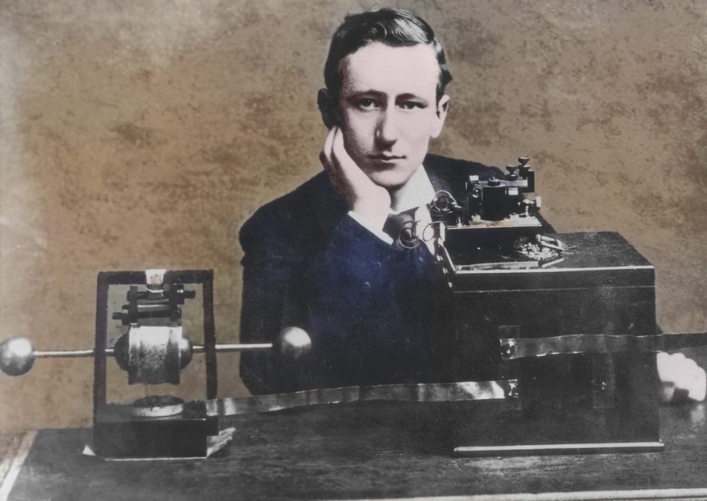 Guglielmo Marconi. Foto Archivio Fondazione Guglielmo Marconi