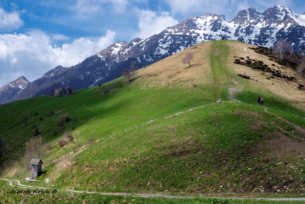 Il Gruppo del Resegone visto dal Passo del Palio. Foto Alberto Nardi
