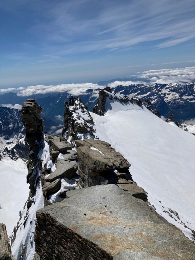 Il panorama dalla cima del Gran Paradiso @Deborah Bionaz