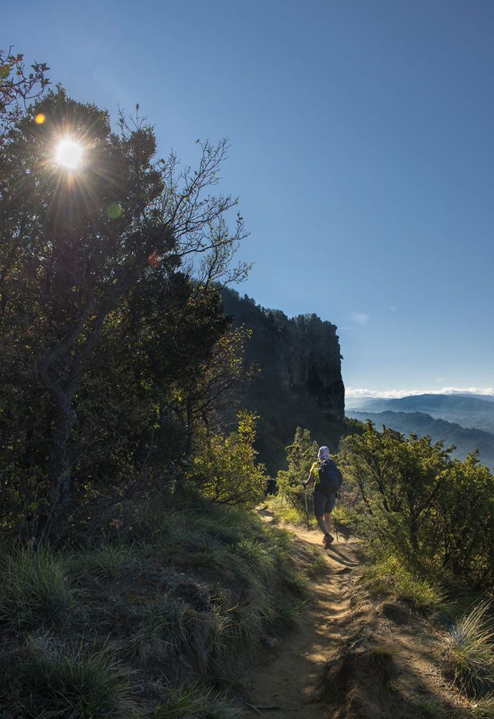 La Via degli dei sul Contrafforte pliocenico. Foto Roberto Carnevali